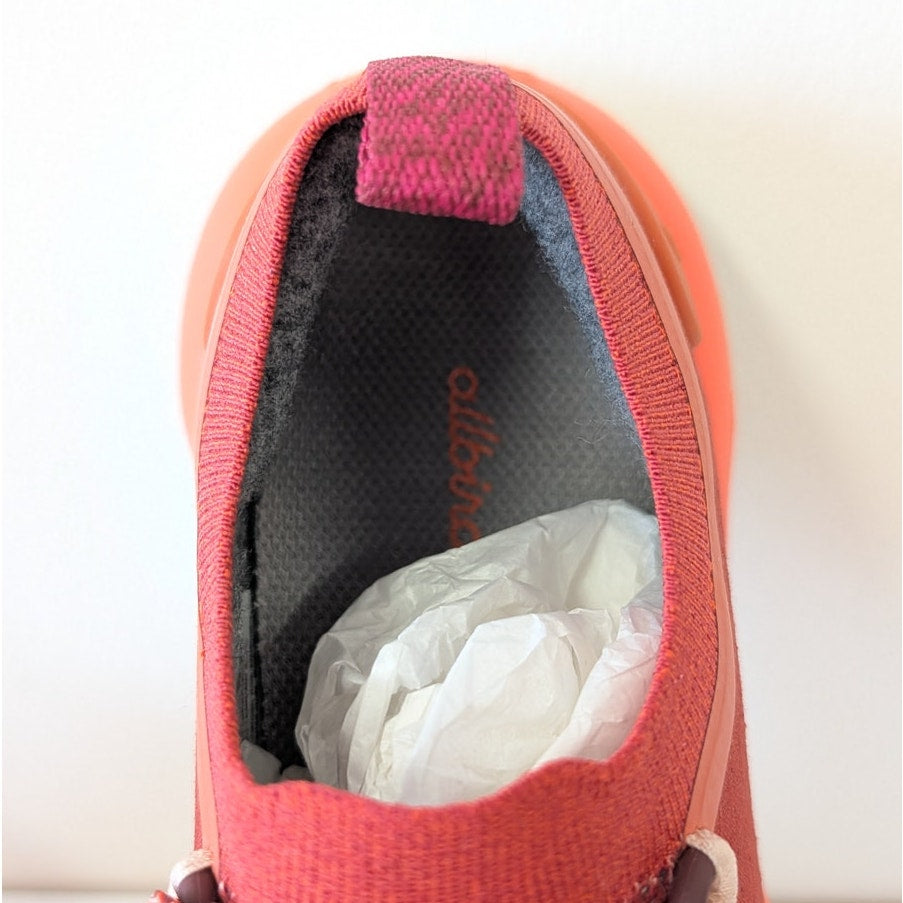 Allbirds Trail Runner SWT Sneakers Womens 9.5 Multi Orange Athletic Low Top NWOT