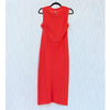 House Of Harlow Orange Red High Neck Crochet Sleeveless Maxi Midi Dress, size L