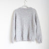 Acne Studios Gray Knit Mohair Wool Oversized Unisex Sweater, size 2XS