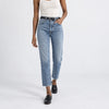 Agolde Riley Jeans Womens 29 Blue Denim High Rise Straight Crop