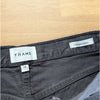 Frame Le Brigette Mini Short Womens 25 Black Denim Cotton High-Rise Raw Cut NWOT