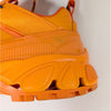 Burberry Nylon & Rubber Arthur Sneakers Womens EU 39.5/US 9.5 Orange Lace-Up Low