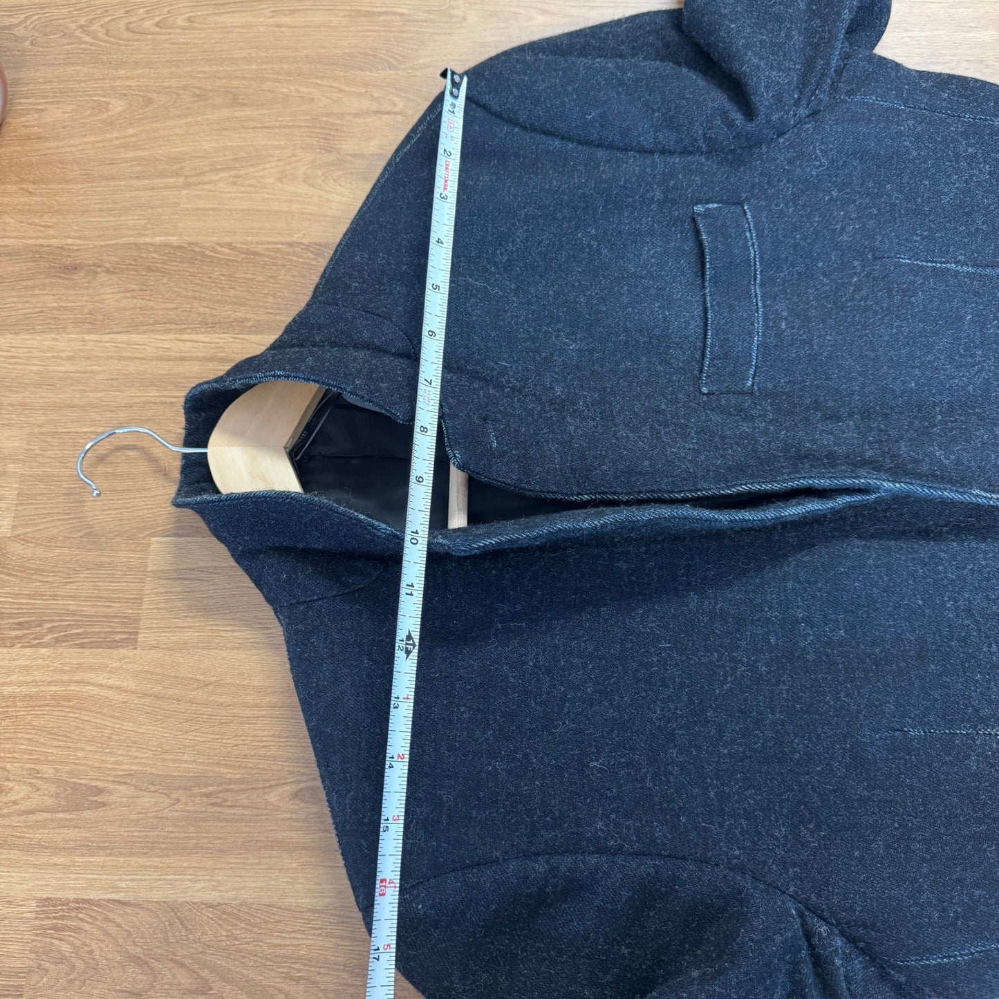 PRADA Wool Blend Single-Breasted Blazer Unisex Mens IT 50/US L Navy Long Sleeve