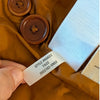Madewell Airpuff Shirt Jacket Womens S Brown Oversized Quilted Button Front