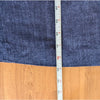 Theory Linen Dress Womens S Navy Sleeveless Deep V-neck Shift A-line Mini
