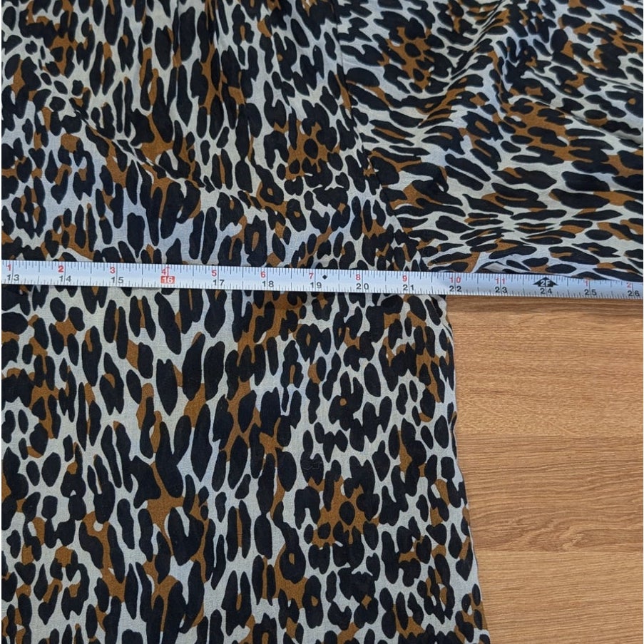The Great The Cove Leopard Print Cotton Button-Down Shirt Size 2 M