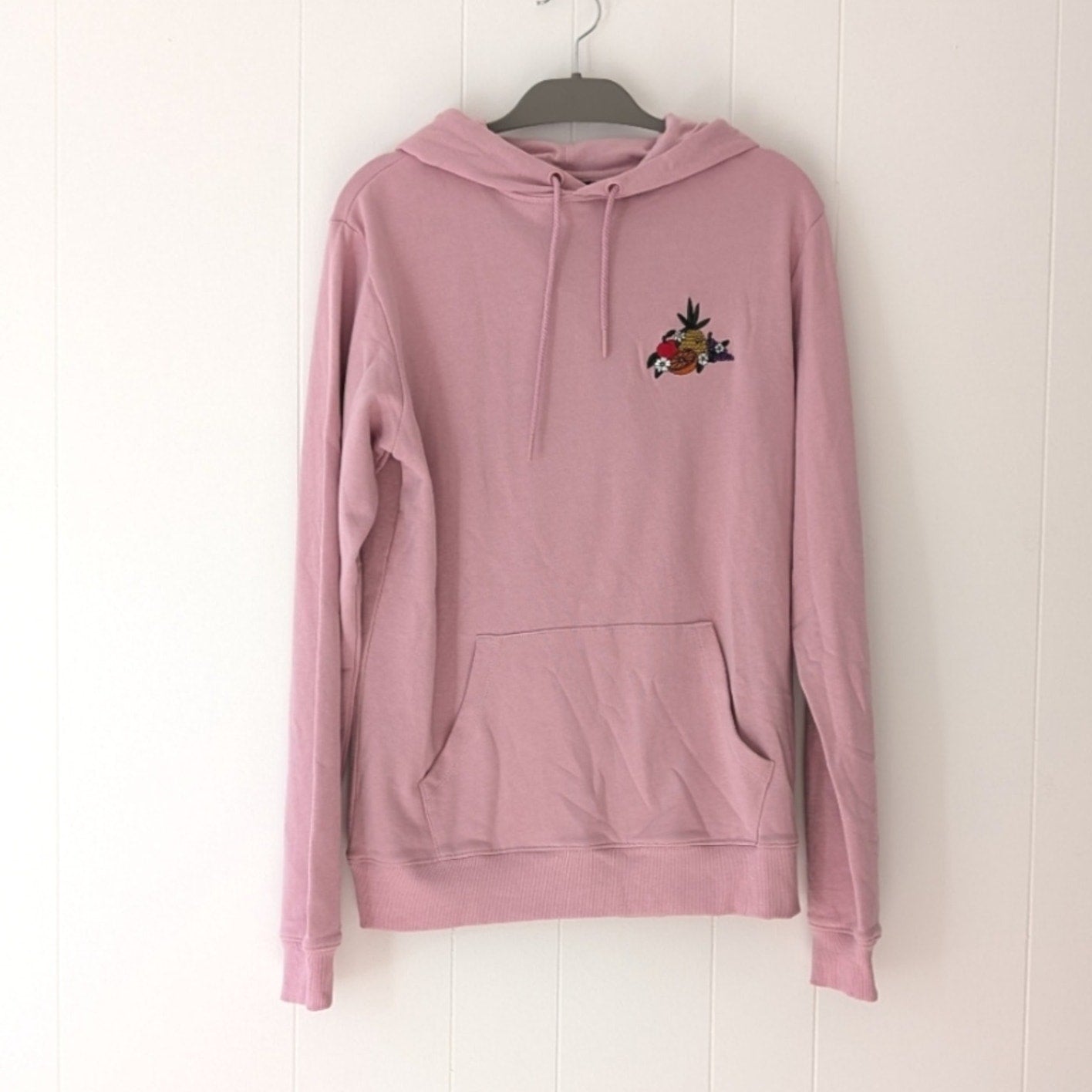 Lazy Oaf Oversized Men's/Unisex Tropical Pink Hoodie, size S