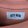 Rich Mom Marina District Limited Crewneck Fleece Oversized Sweatshirt, size S