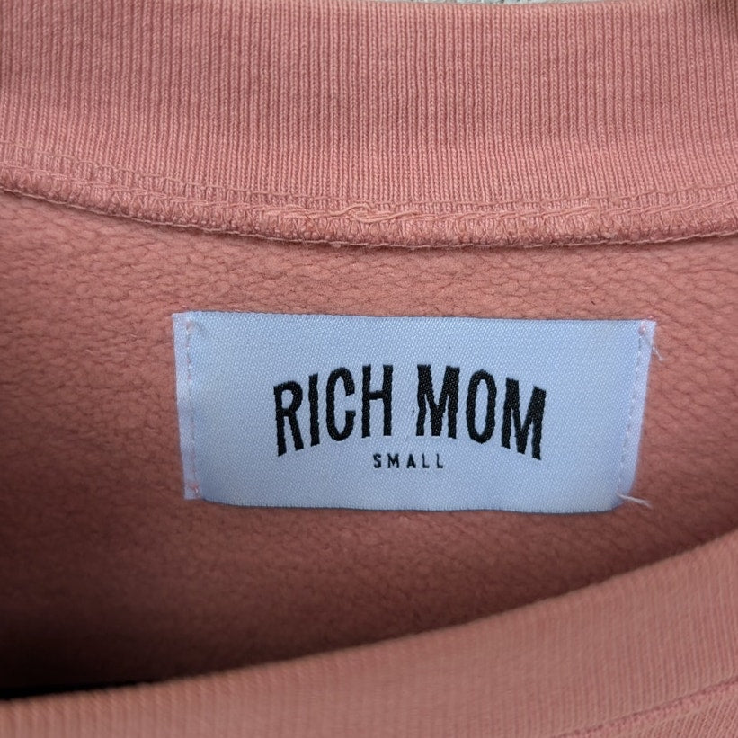 Rich Mom Marina District Limited Crewneck Fleece Oversized Sweatshirt, size S