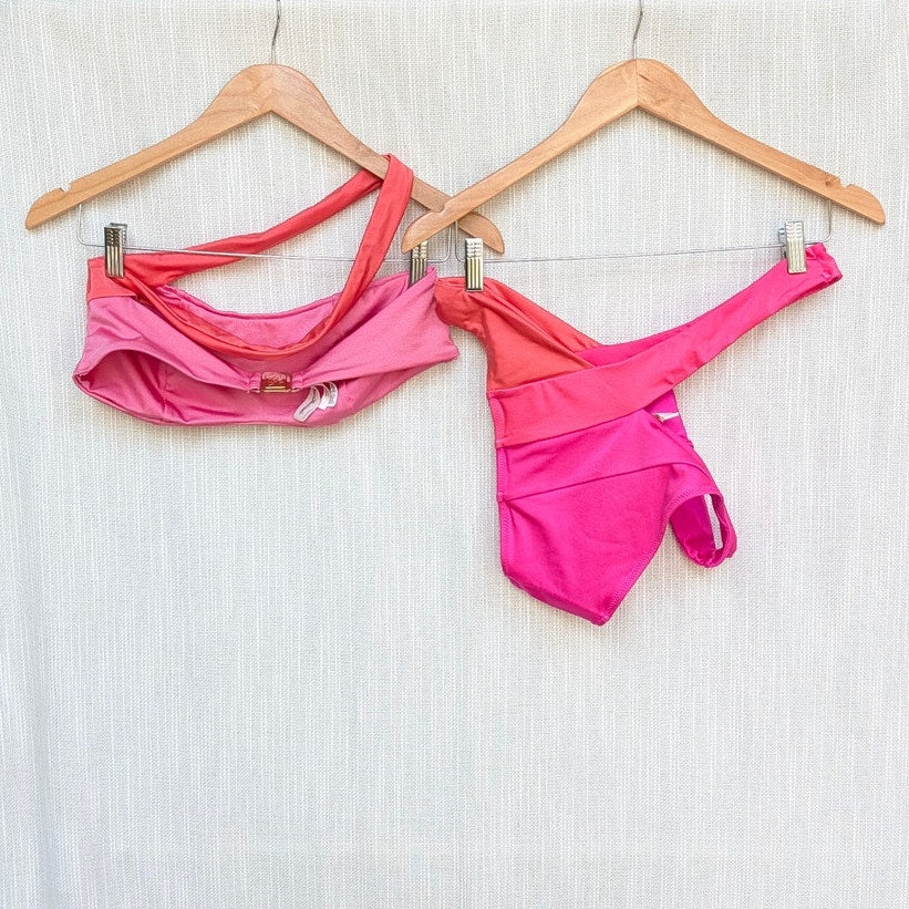 Agent Provocateur Teri Cutout Colorblock Bikini Set Womens 5/US 10 Top & Bottom