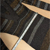 Reiss Sassy Metallic-Stripe Knit V-neck Long Sleeve Bodycon Midi Dress, size S