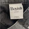Boyish The Timmy Ultra High-Rise Straight Jeans Womens 29 Black Denim Ankle