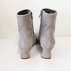 Vince Hilda Ankle Boots Womens 9.5M Gray Leather Suede Zip Bootie