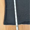 Anine Bing Eugene Tank Womens S Black Sleeveless Rib Jersey Semi-sheer