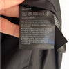 H&M HM Black Double-Breasted Short Peasant's Twill Jacket Pea Coat, size M