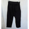 Vince Linen Blend Belted Cargo Cropped Pants Black Size M