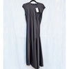 Ted Baker Frasia Asymmetrical Midi Dress Womens 2/US 6 Black Short Sleeve NWT
