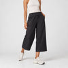 Athleta Triumph Hybrid Black Wide Leg Crop Athleisure Pants, size XS