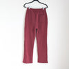 NWT Second Skin Red Classic Logo Straight Leg High-rise Sweatpants Pants, size S