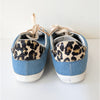 Zadig & Voltaire Jean Denim Sneakers Womens EU40/US 9.5 Multi Lace-up Low Top