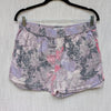 Cos Lightweight Cotton Floral Printed Pyjama Mini Shorts, size S