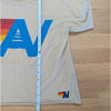 Aviator Nation Logo Tee Unisex Womens S Tan Crewneck Short Sleeve Boyfriend