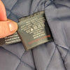 Barneys Men's Originals Black Leather Moto Biker Full Zip Jacket, size M