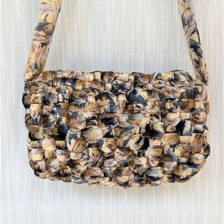 Daily Practice by Anthropologie Woven Velvet Crossbody Bag