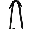 NWT Sonia Rykiel Black Camera Velvet Logo Mini Bag Adjustable Strap