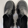 Prada Monolith Chelsea Leather Boots with Chunky Soles Womens EU 37.5/US 7.5