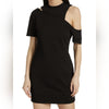 N:PHILANTHROPY x Revolve Brea Black Asymmetric Cotton Terry Mini Dress, size XS