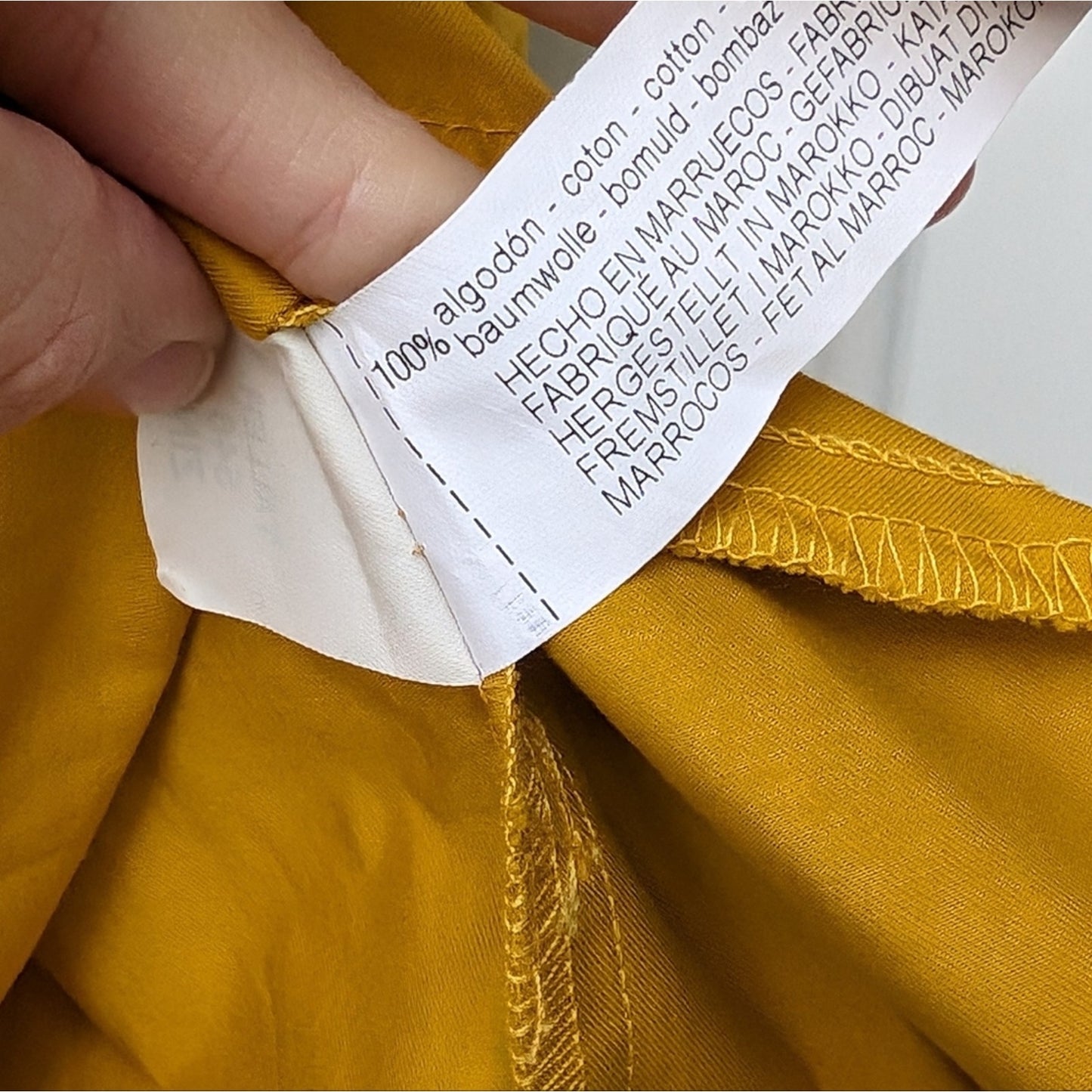 Zara warm yellow short dress with lapels collar, size XS
